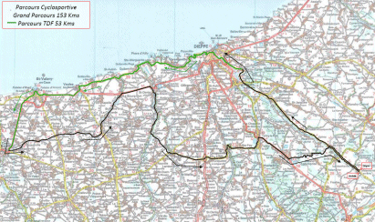 Parcours 2015 CS 153km